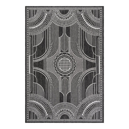 Unique Loom Black/White Indoor/Outdoor Rug Wayfair